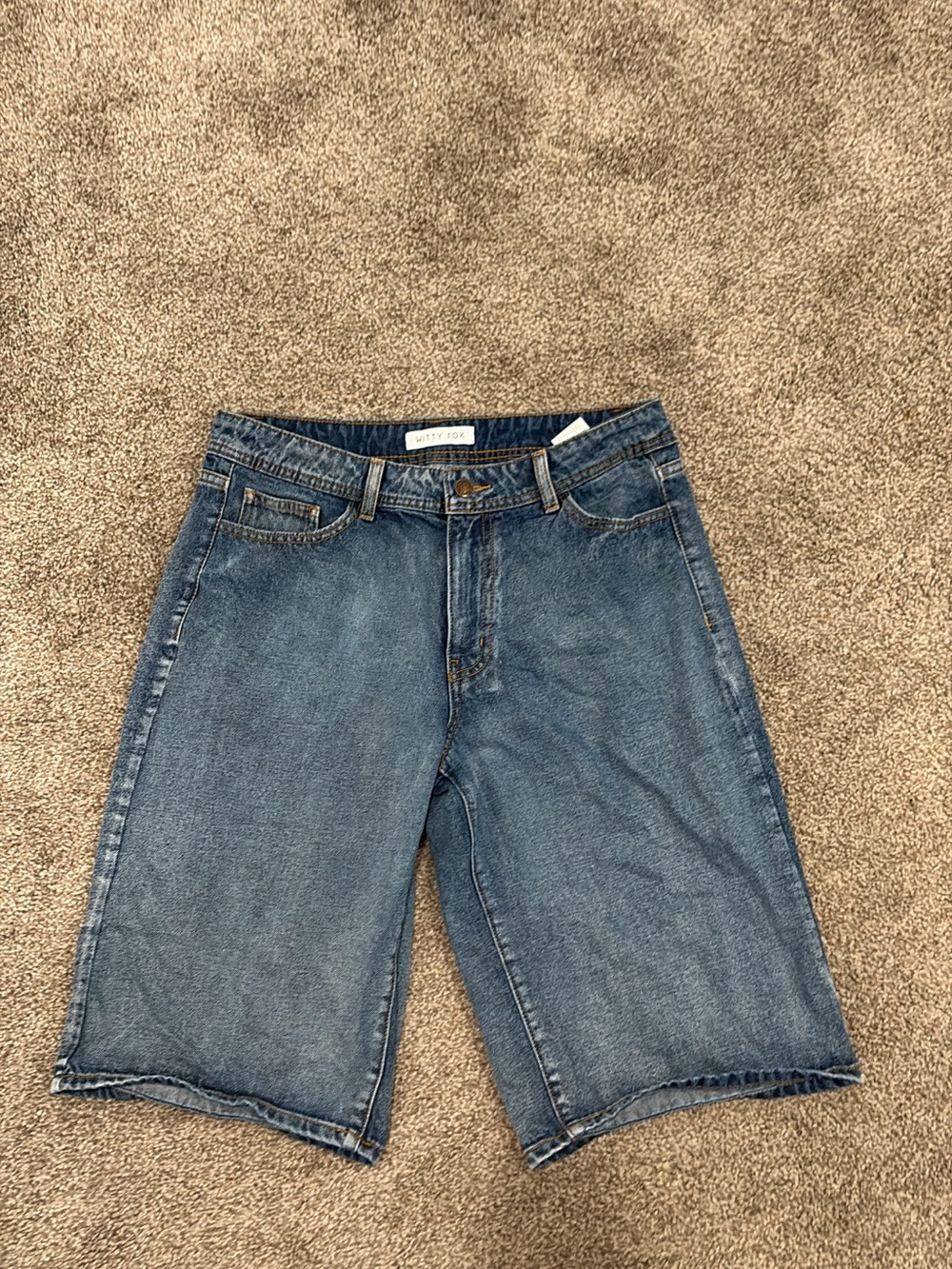 Denim Bermuda Shorts